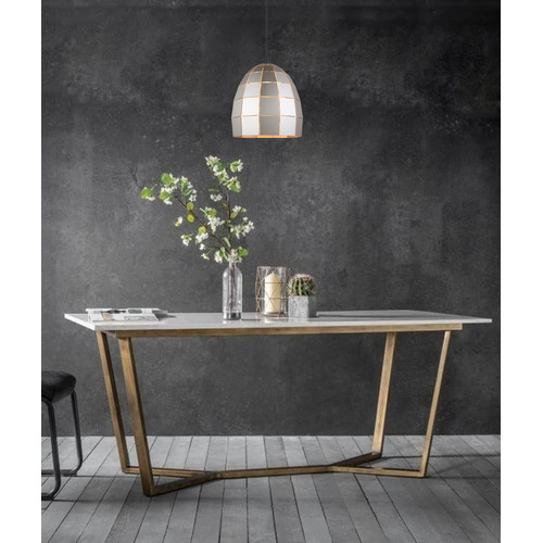 Tiled Armis 25cm Iron Pendant Light
