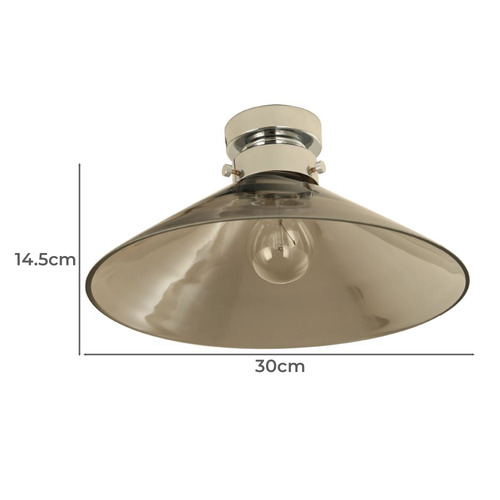 14.5cm DIY Glass Batten Light