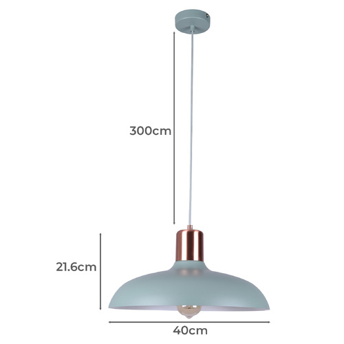 Matte Green Pendant Light