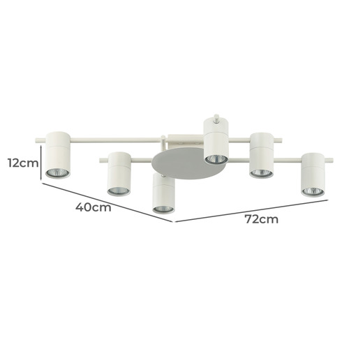 Meira Adjustable 6 Light Spotlight