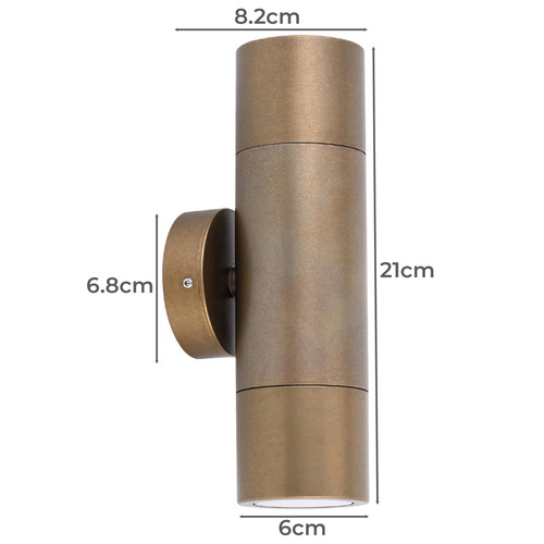 Lunescent_Lighting Lustro Outdoor Up/Down Wall Light | Temple & Webster