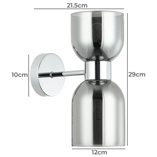 Clessidra 2 Light Wall Sconce