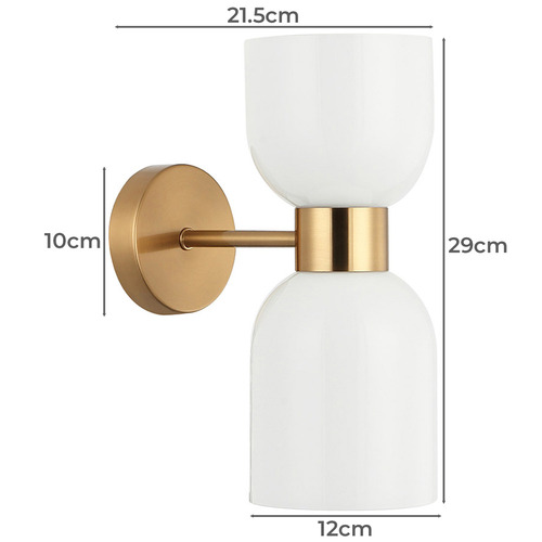 Clessidra 2 Light Wall Sconce