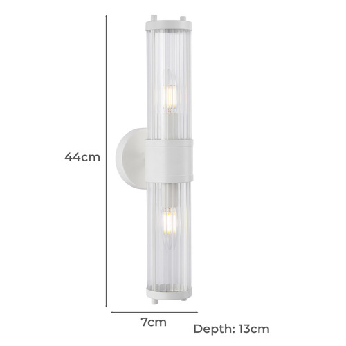 Lucca Up/Down Wall Light | Temple & Webster