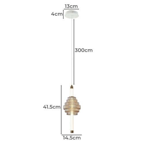 Prescott Spinning Top LED Pendant Light