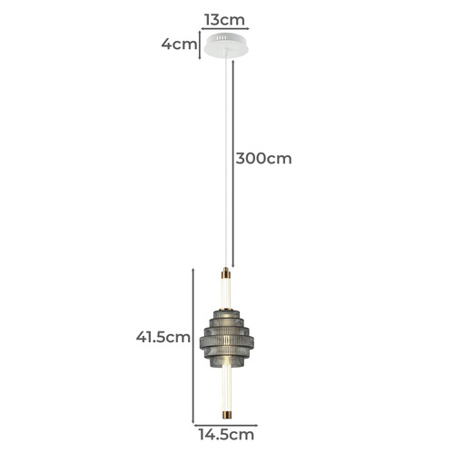 Prescott Spinning Top LED Pendant Light