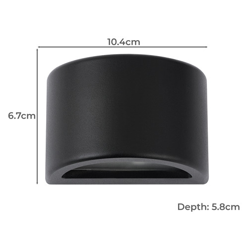 6.7cm Burbank Surface Mounted Step Light