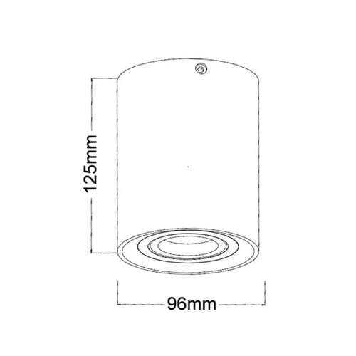 Round Fixed Aluminium Downlight