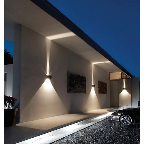 Toca Aluminium Outdoor Wall Light