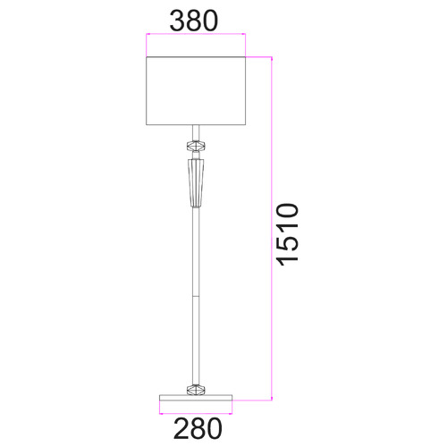 151cm Elidi Floor Lamp