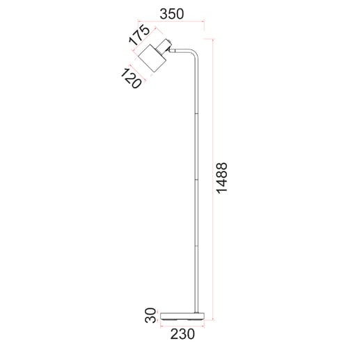 149cm Eliane Floor Lamp
