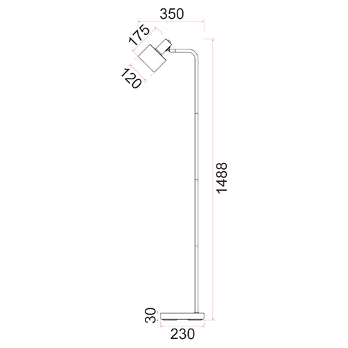 149cm Eliane Floor Lamp