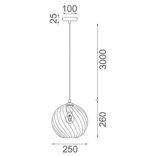 Zora Glass Pendant Light