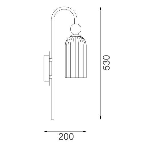 Eos Glass Wall Light