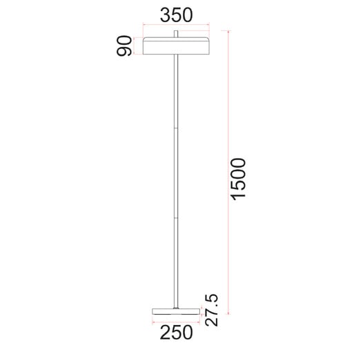 150cm Vion Floor Lamp