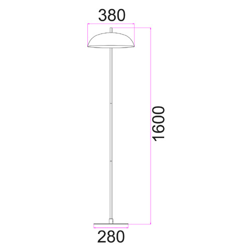 160cm Licht Floor Lamp