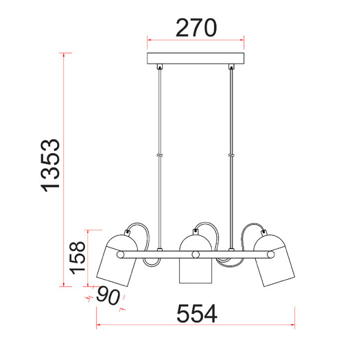 Suren 3 Light Pendant