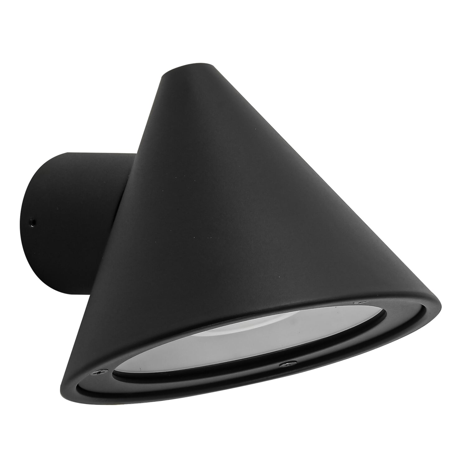 Harlen Aluminium & Glass Flush Mount Wall Light