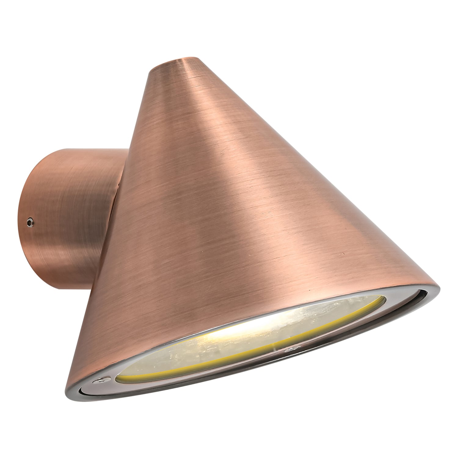 Harlen Aluminium & Glass Flush Mount Wall Light