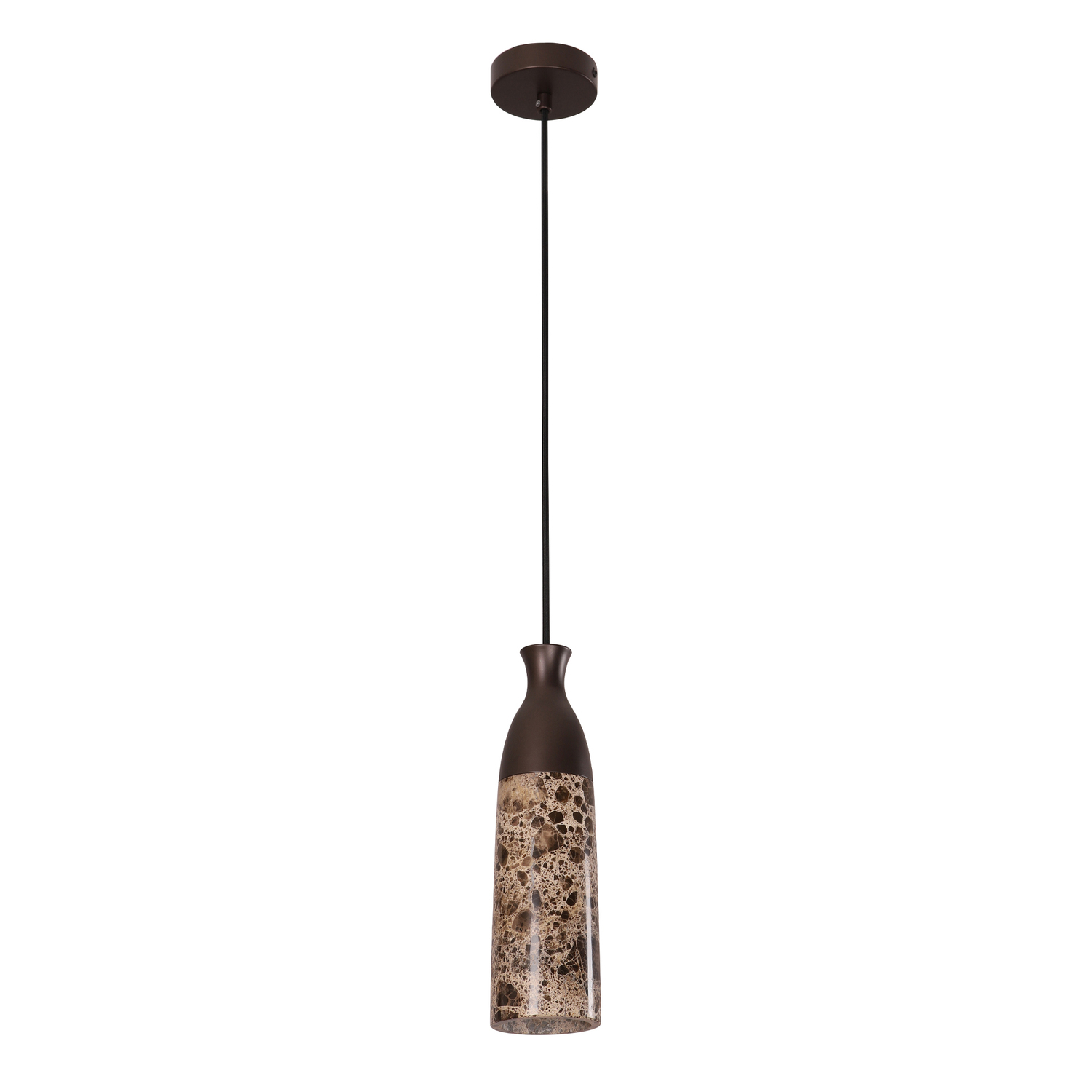 Mordecai Marble & Iron Pendant Light
