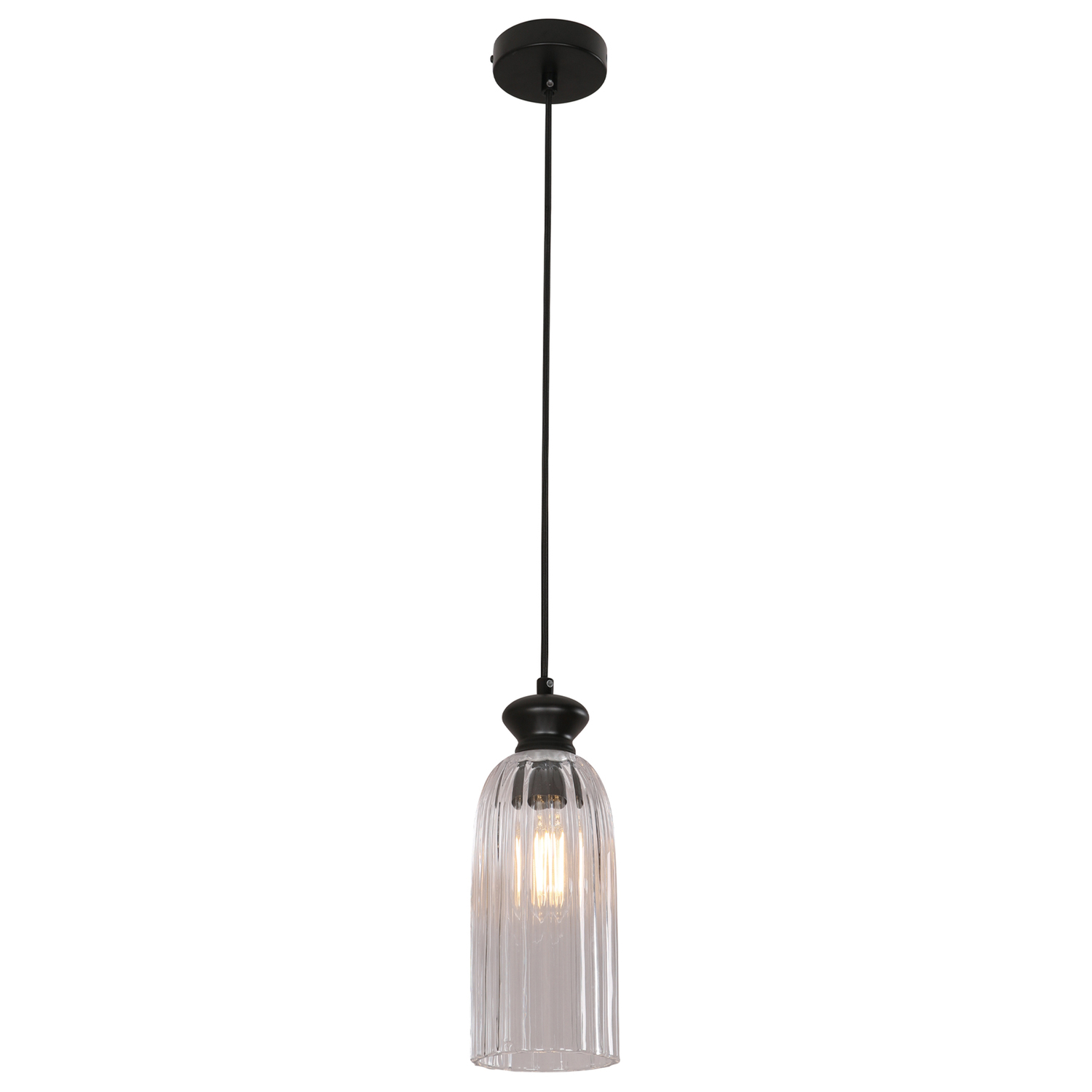Nakoa Iron & Glass Pendant Light