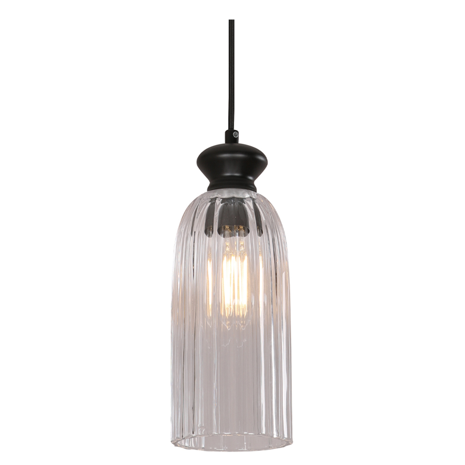 Nakoa Iron & Glass Pendant Light
