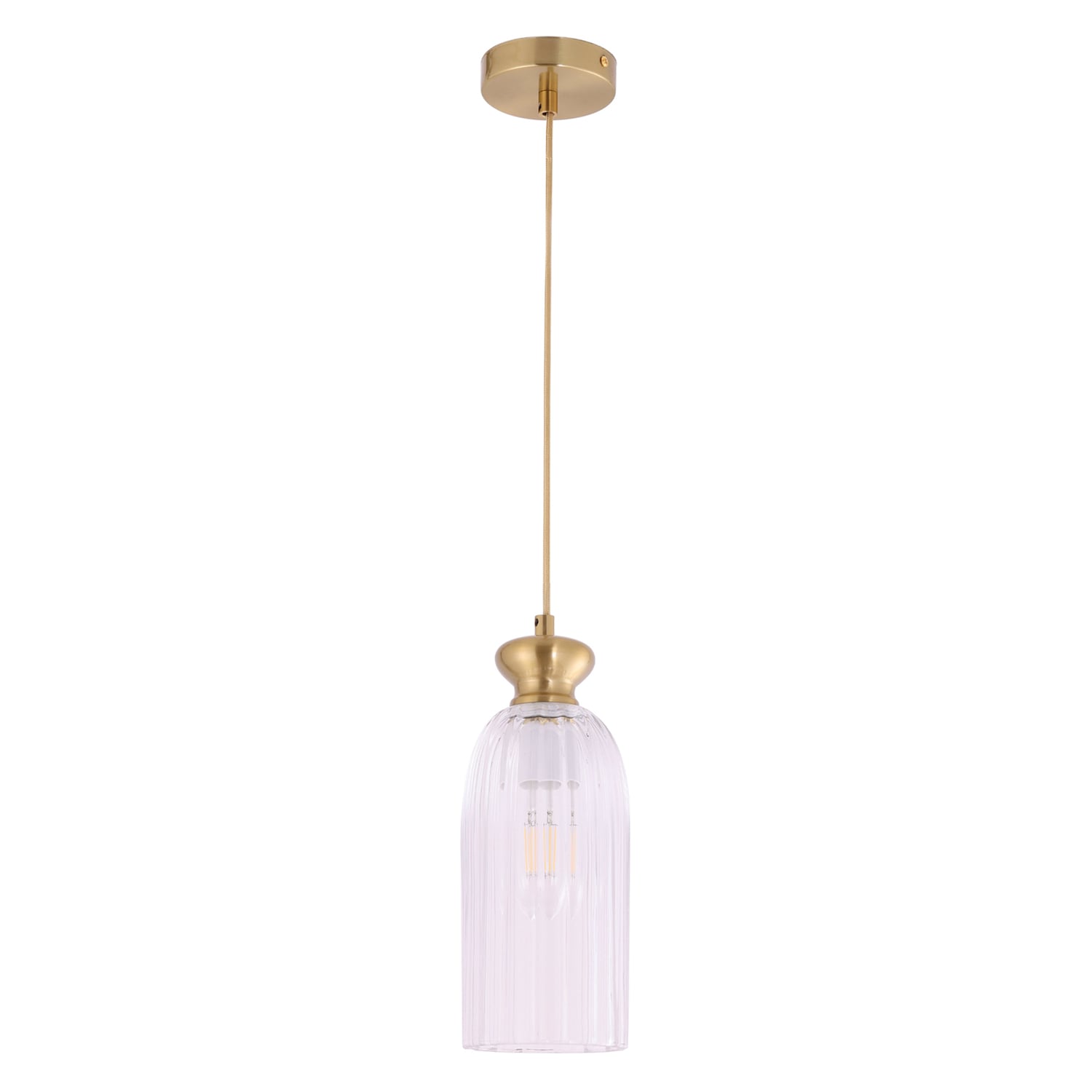 Nakoa Iron & Glass Pendant Light