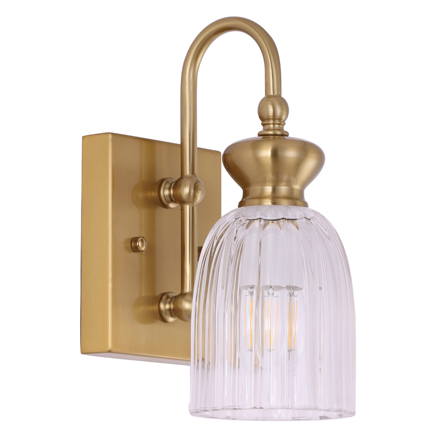 Nakoa Iron & Glass Wall Light