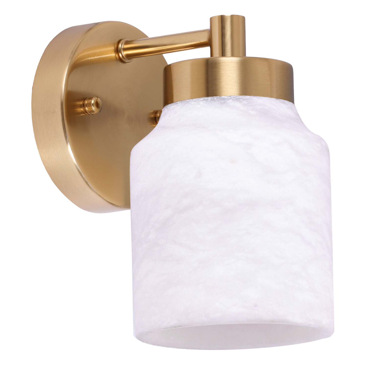 Noemi Alabaster & Brass Wall Light