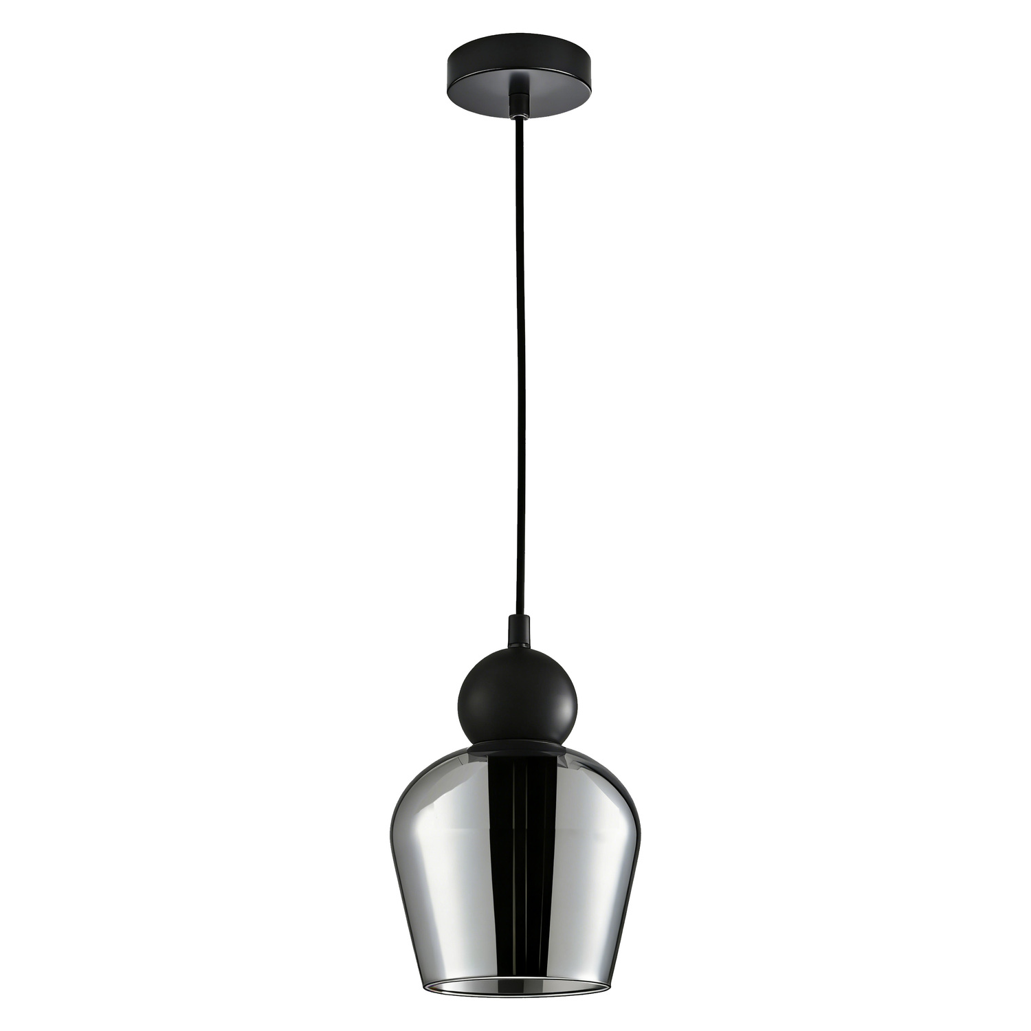 Champan Glass & Iron Pendant