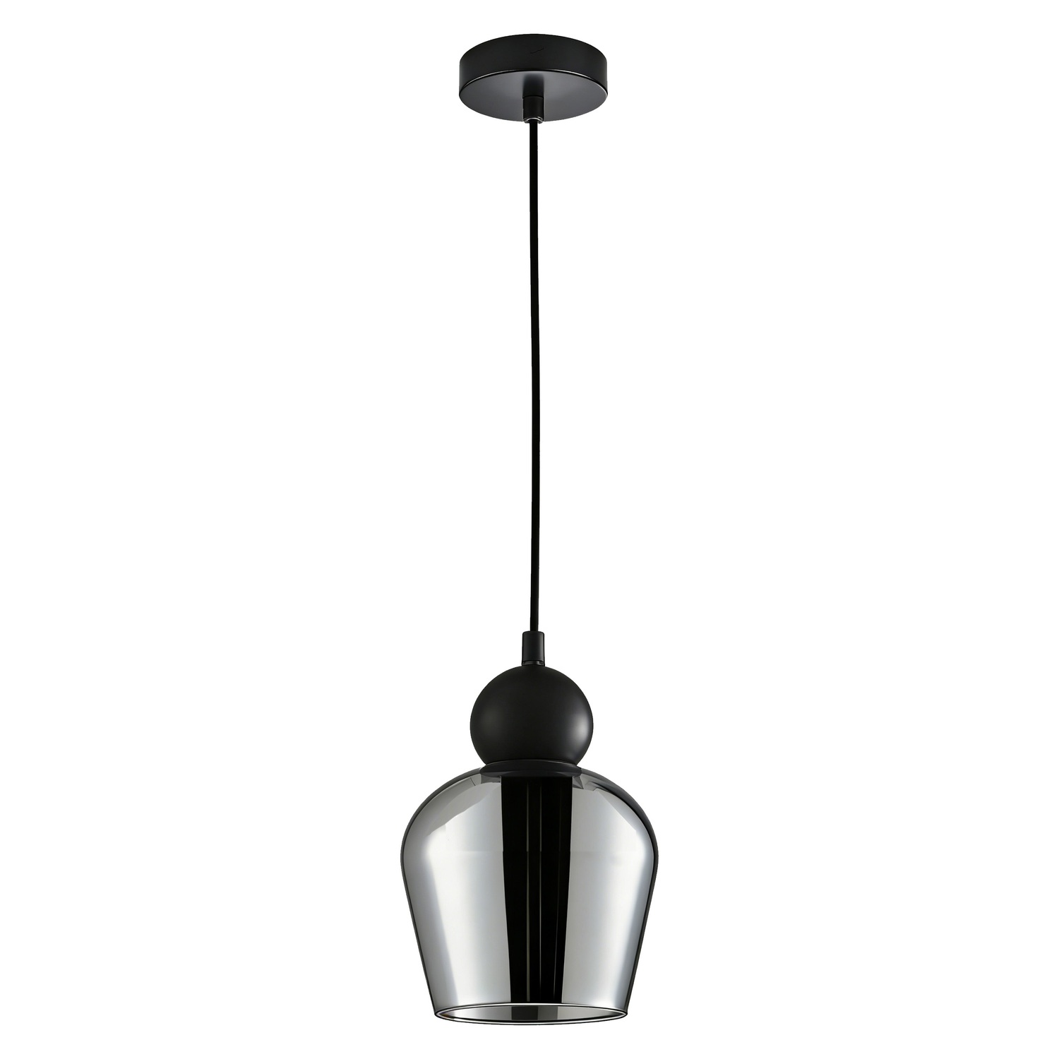Champan Glass & Iron Pendant