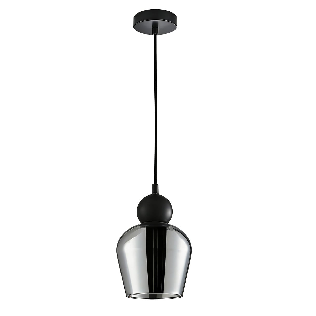 Champan Glass & Iron Pendant
