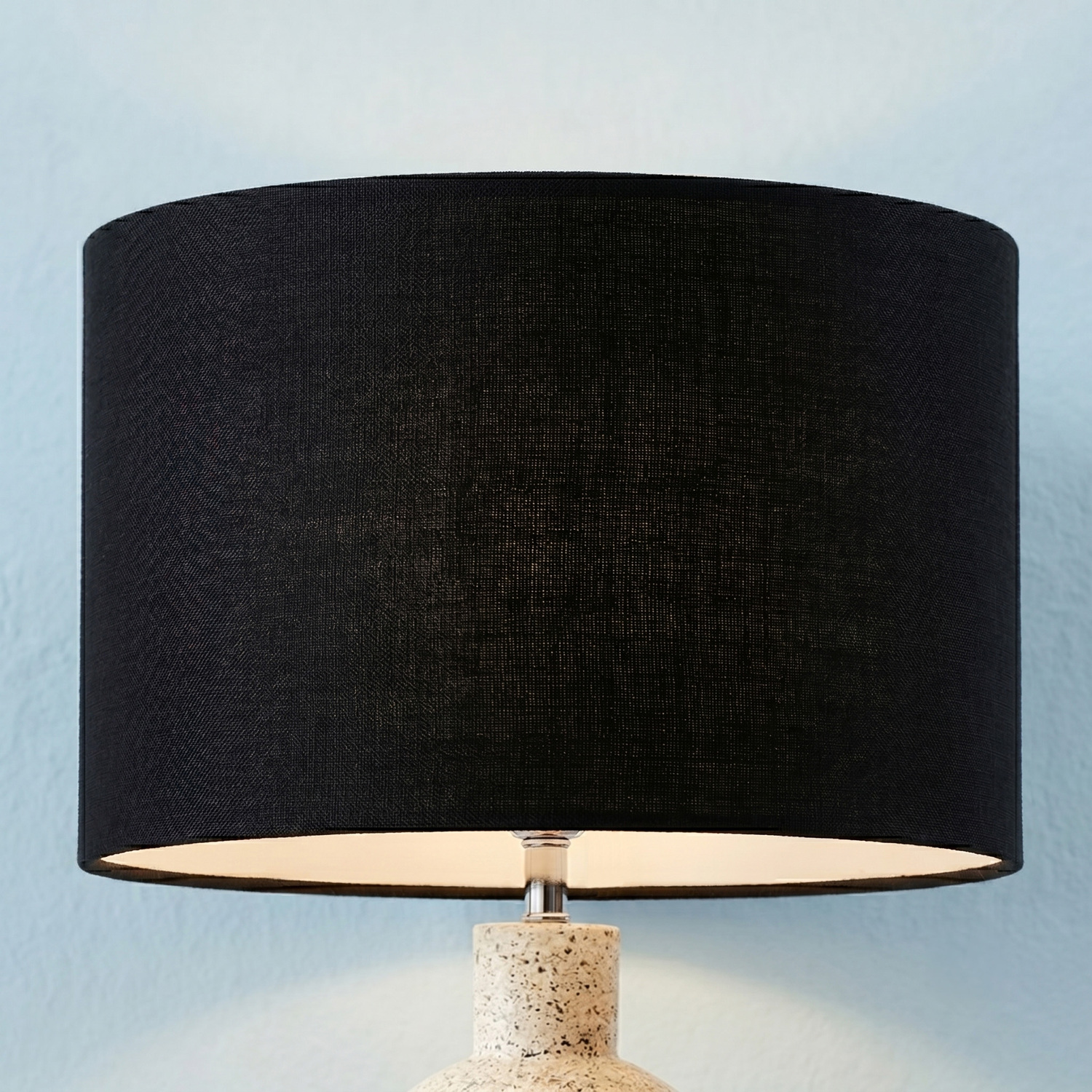 Suzie Drum Linen  Lamp Shade
