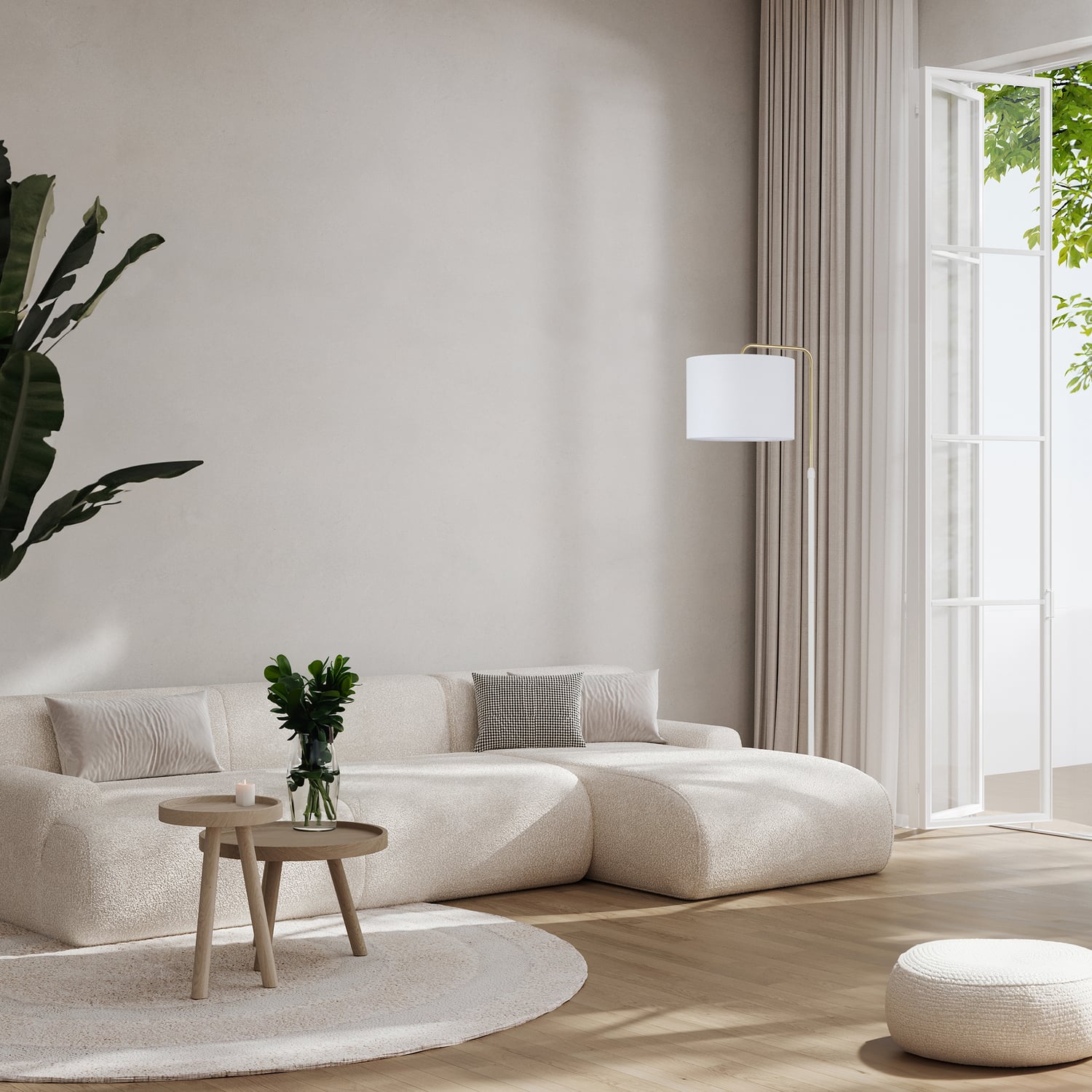 Kyren Marble Floor Lamp