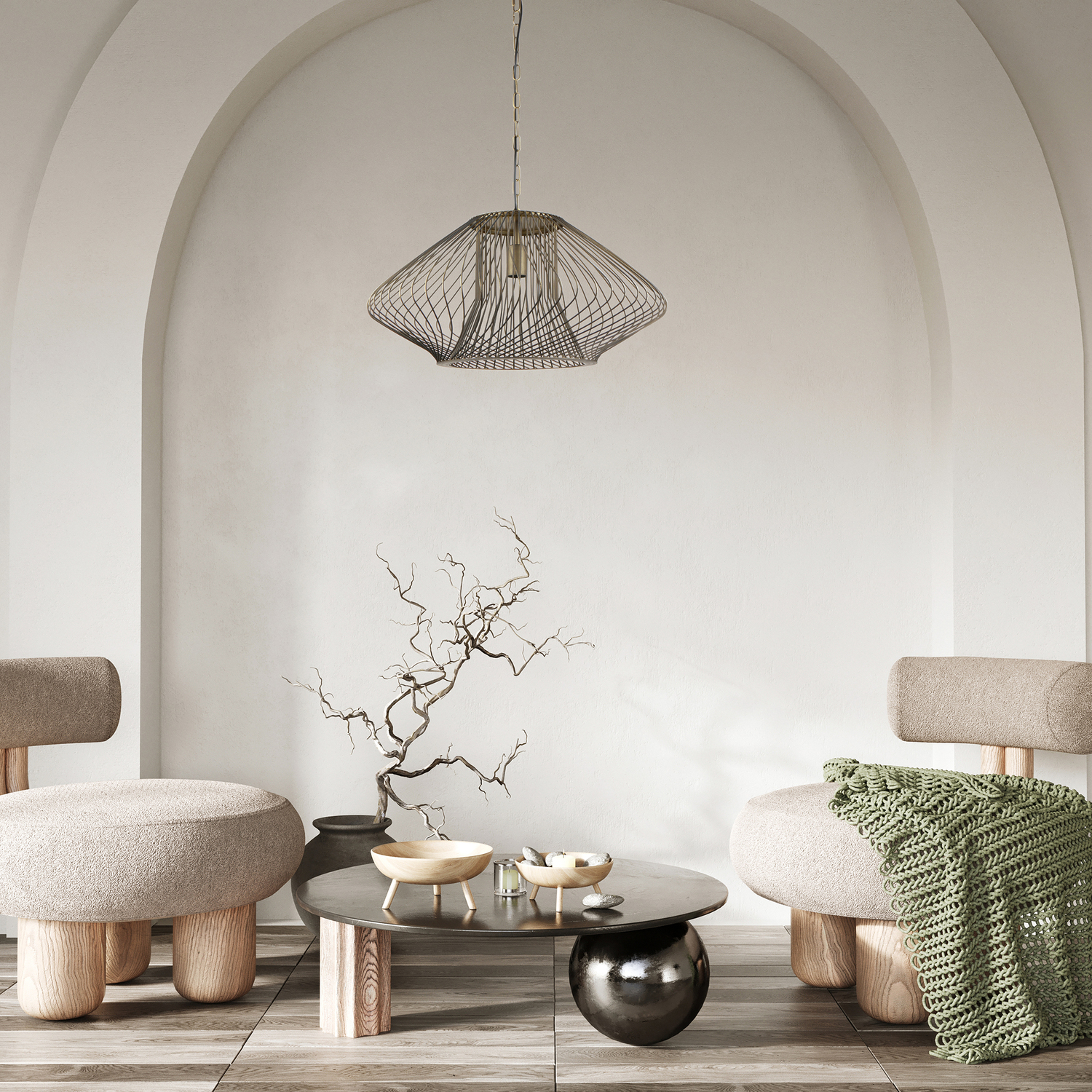 Kaelix II Iron Pendant Light