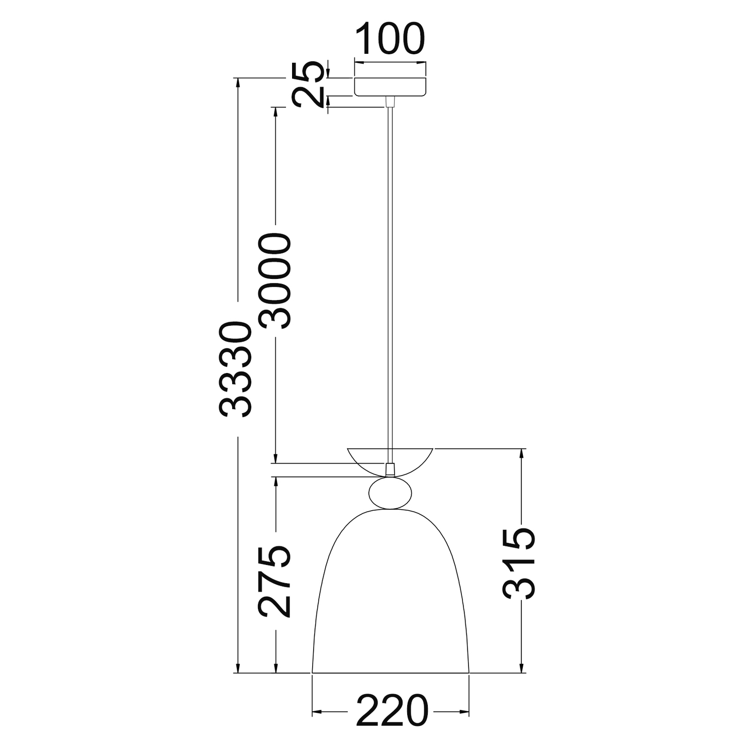 Rhyann Iron Pendant Light
