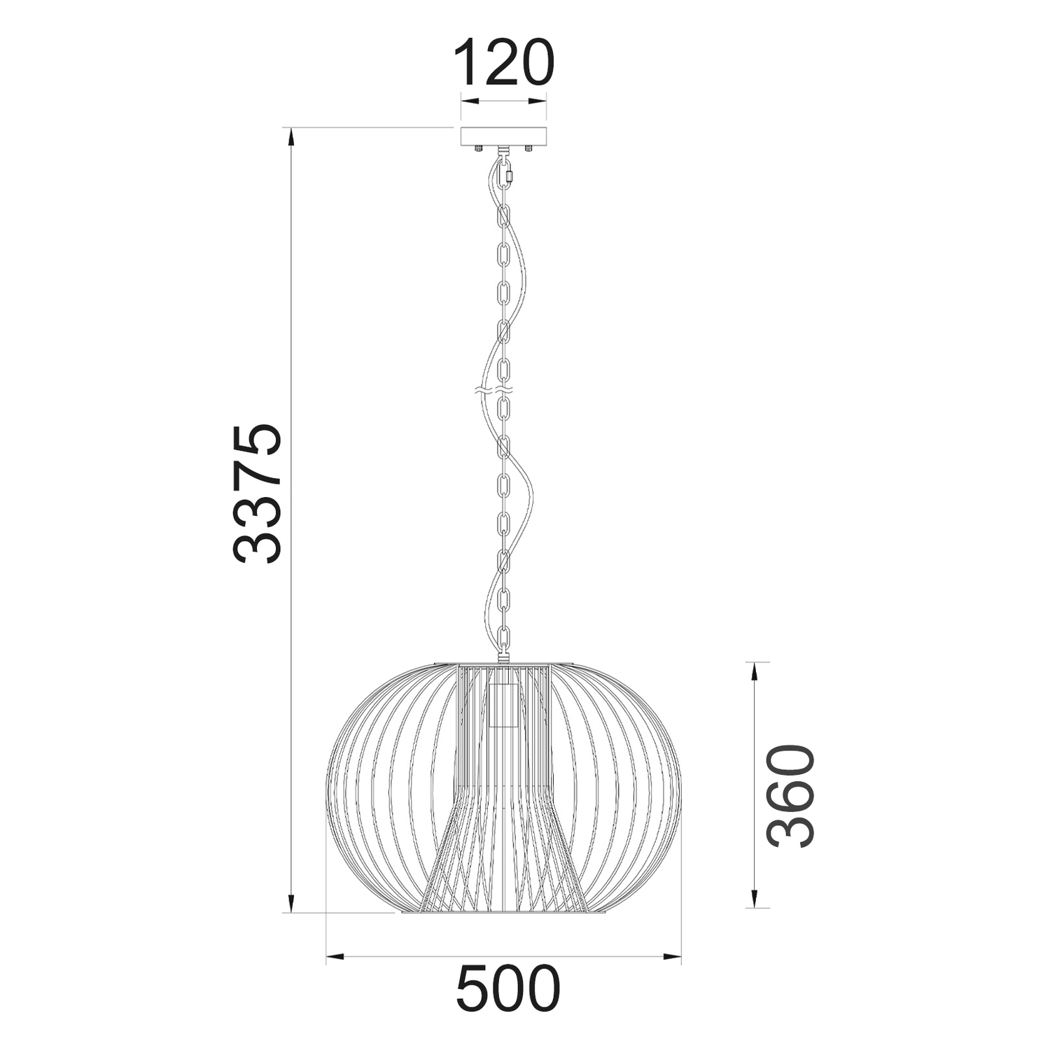 Karsyn Iron Pendant Light