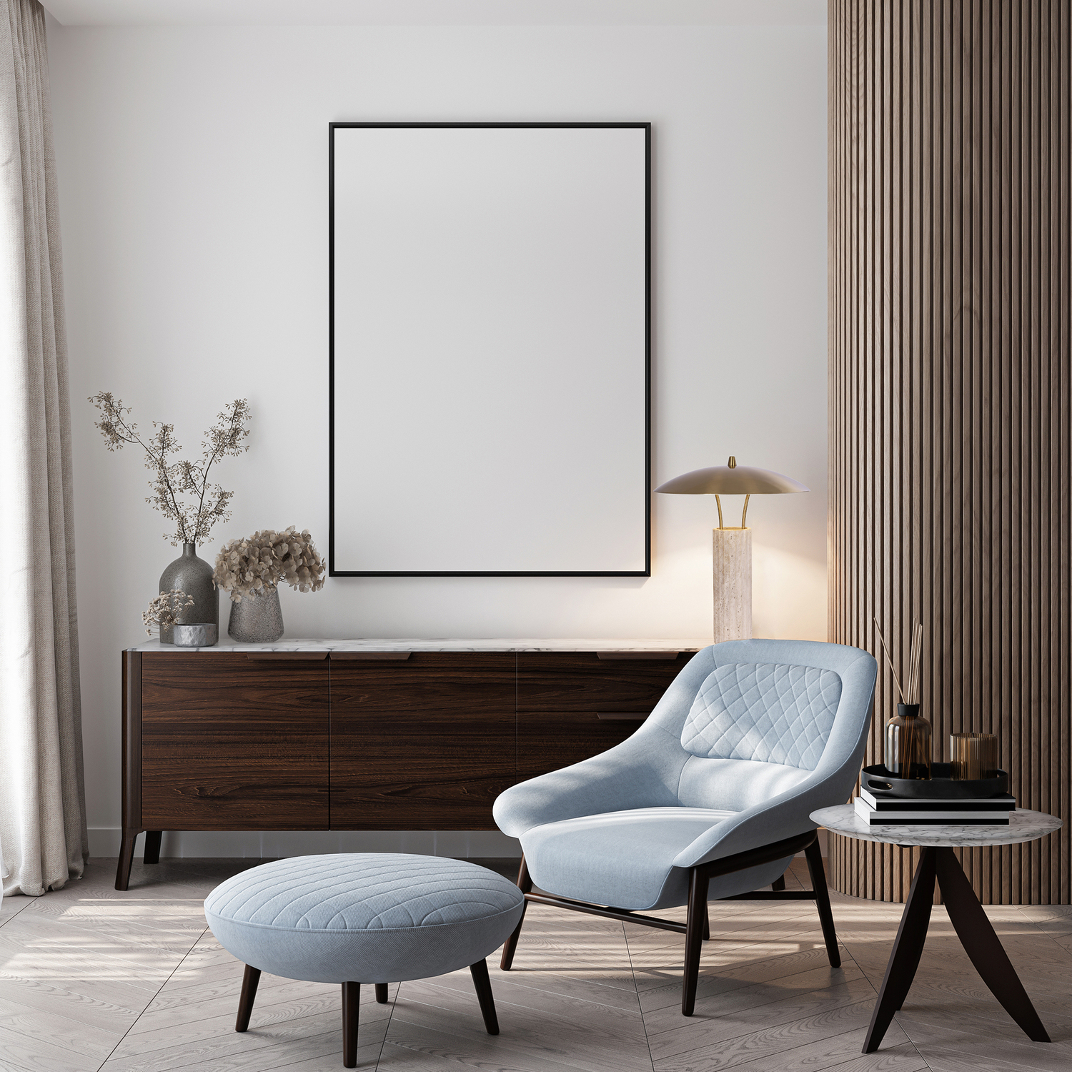 Axton Travertine Table Lamp
