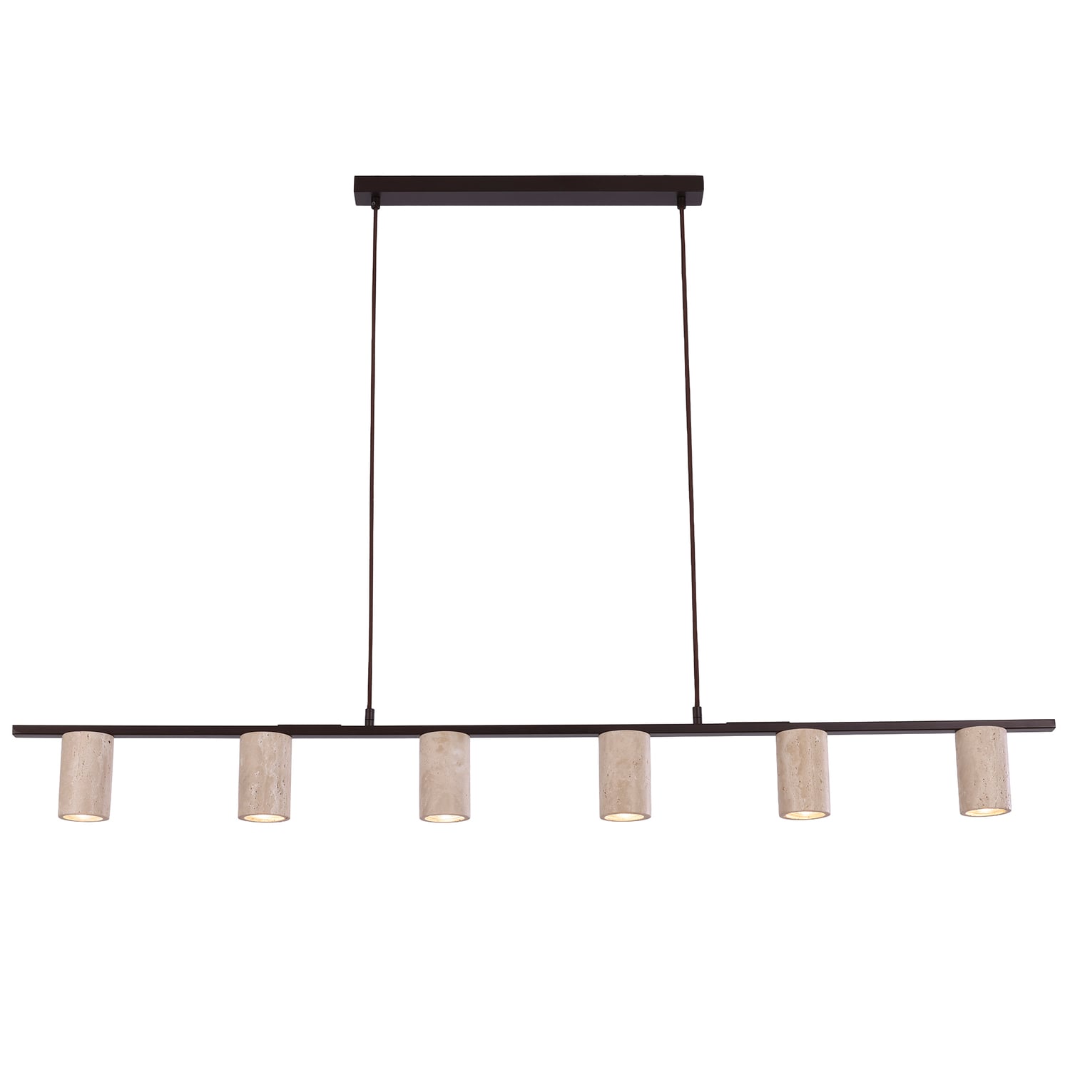 Avelia Travertine 6-Light Pendant