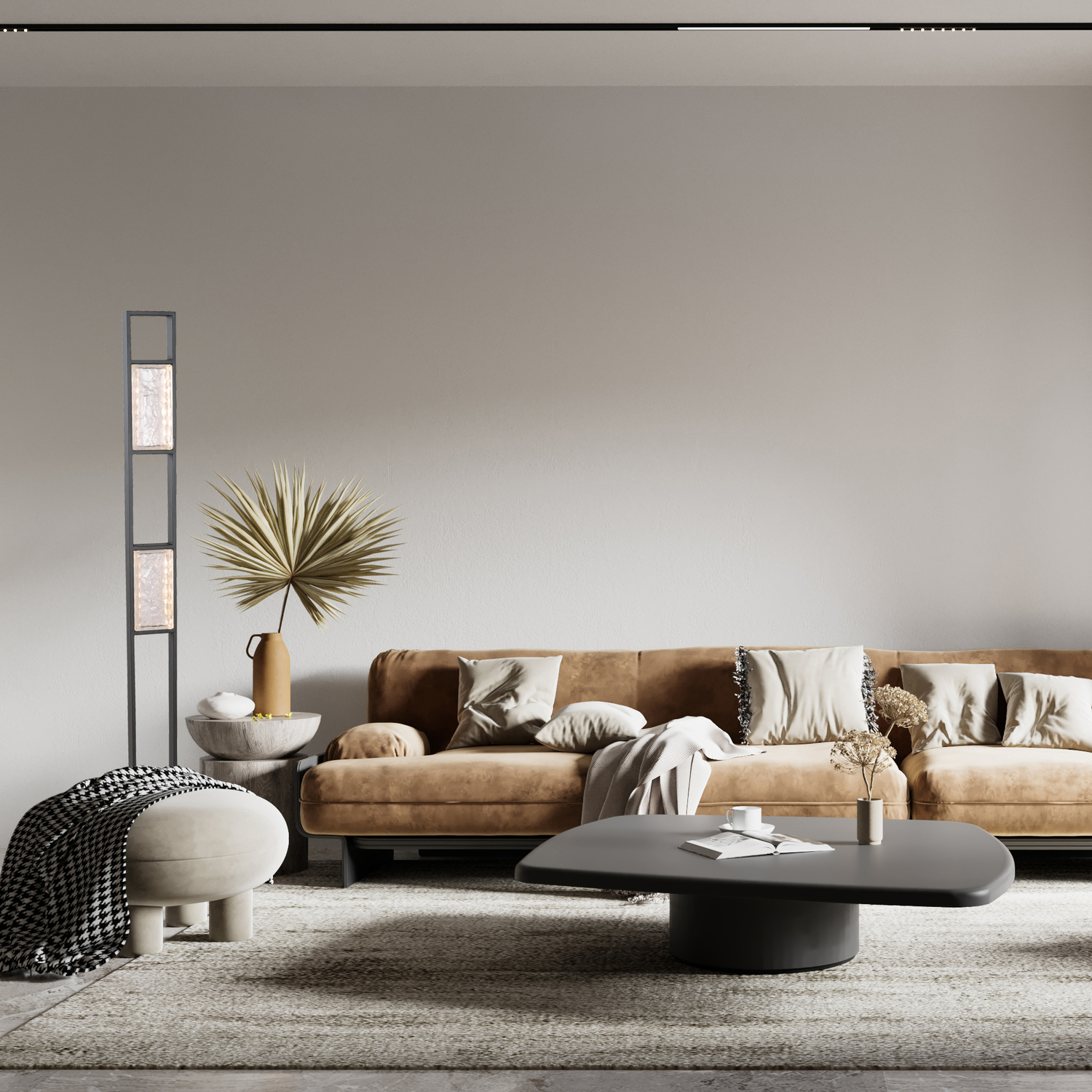 Huxley Iron 2-Light Floor Lamp