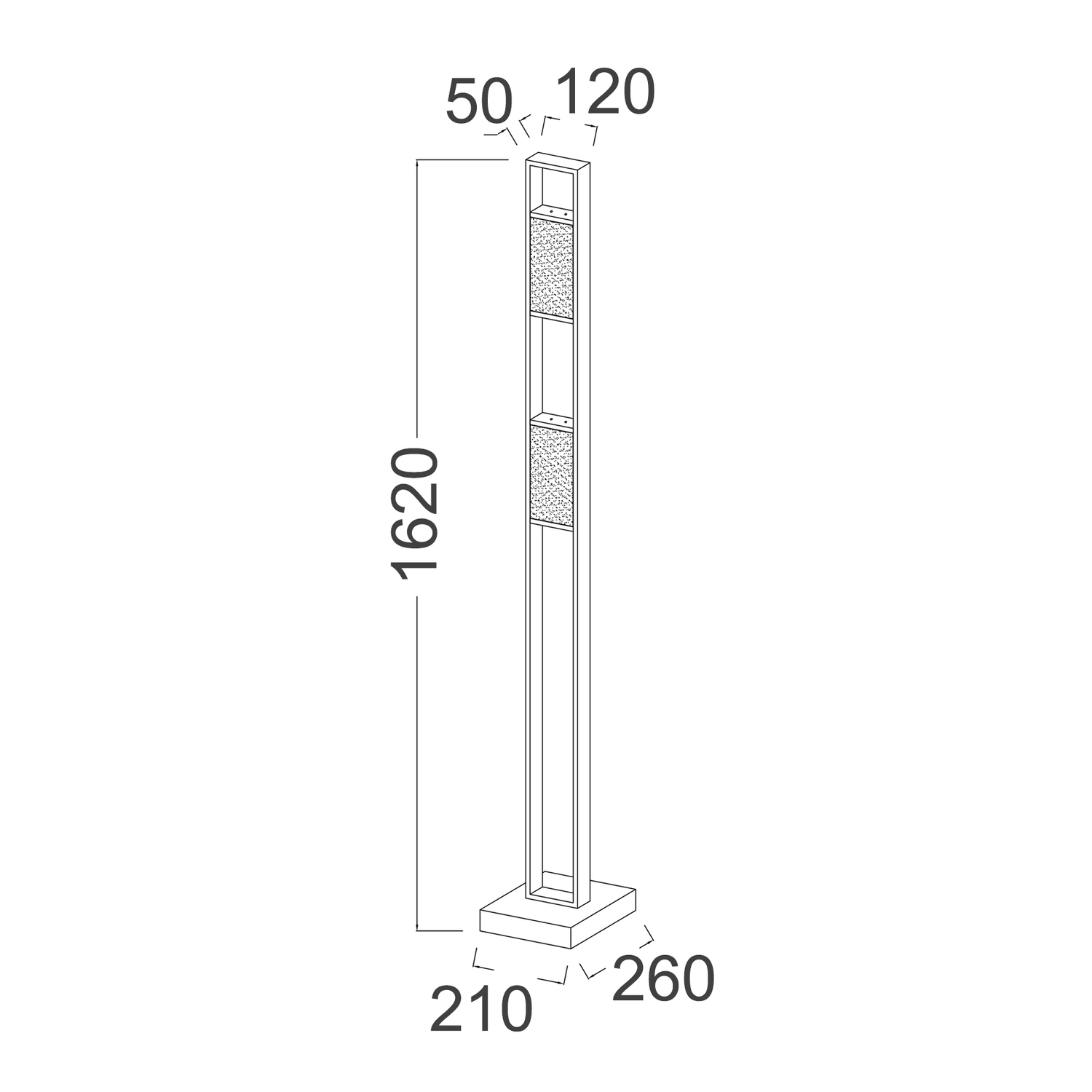 Huxley Iron 2-Light Floor Lamp