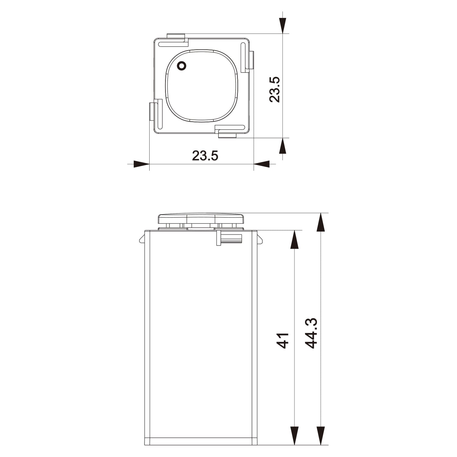 Vela Push-Button Trailing Dimmer