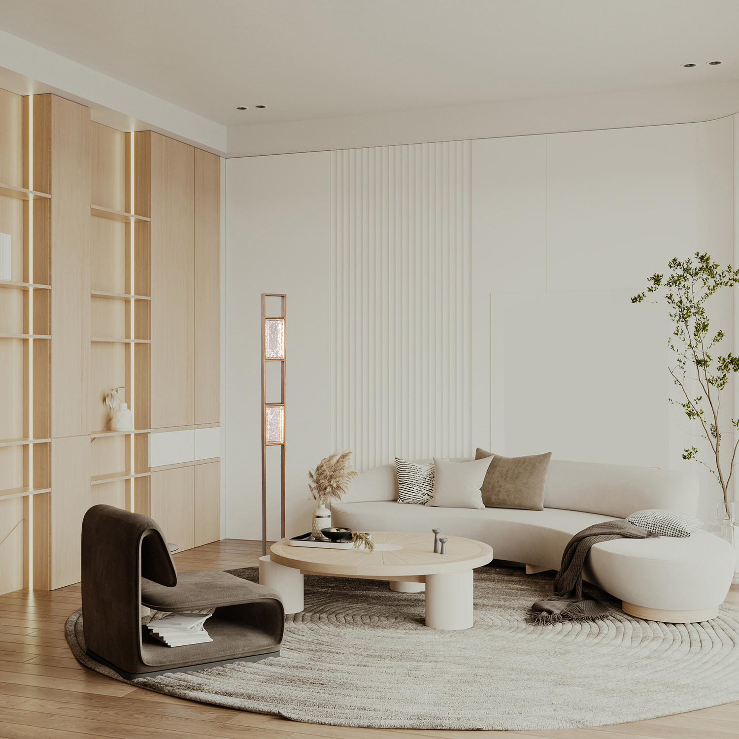 Huxley Iron 2-Light Floor Lamp