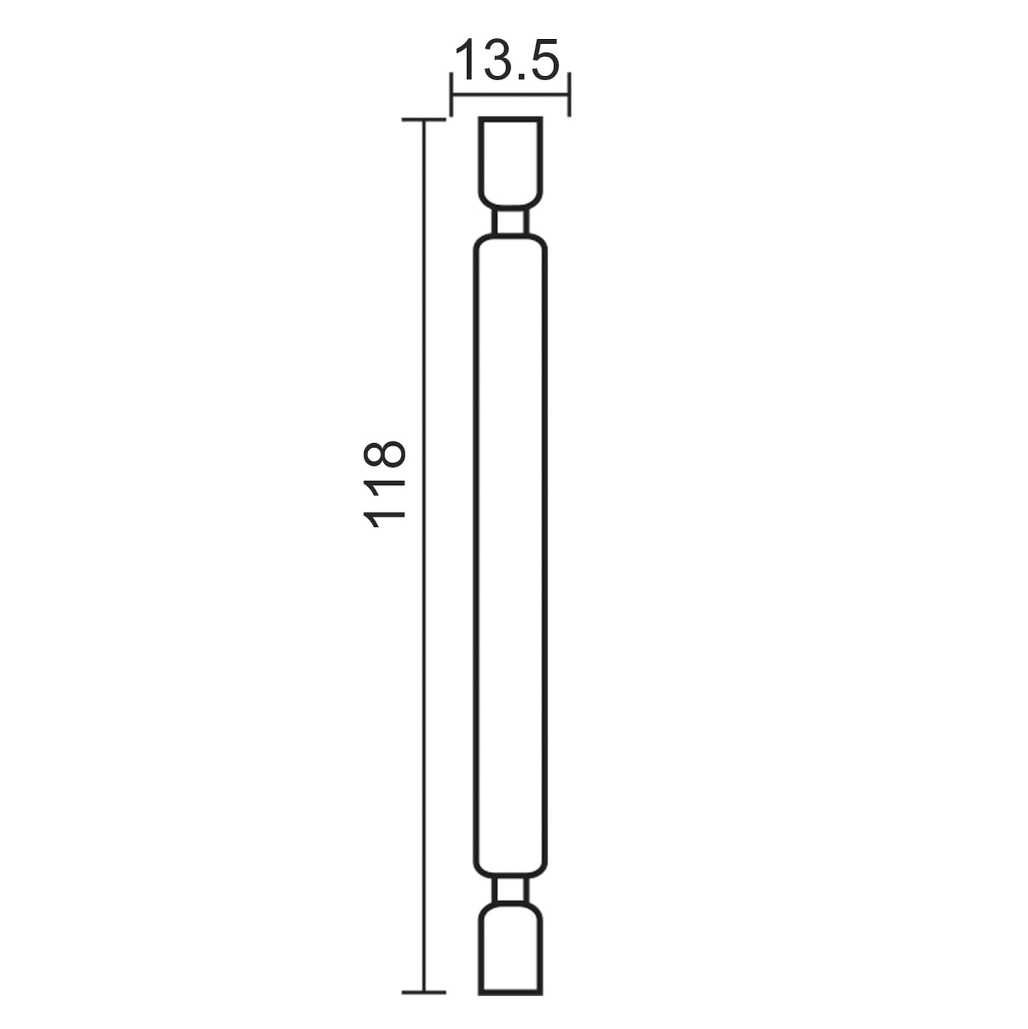 Auren R7 Linear 8W LED Bulb