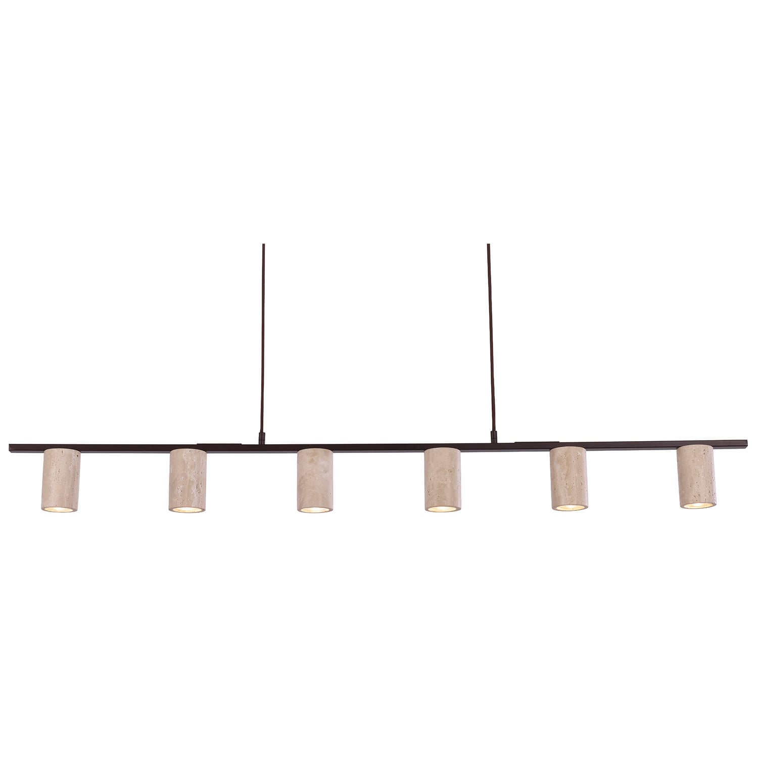 Avelia Travertine 6-Light Pendant