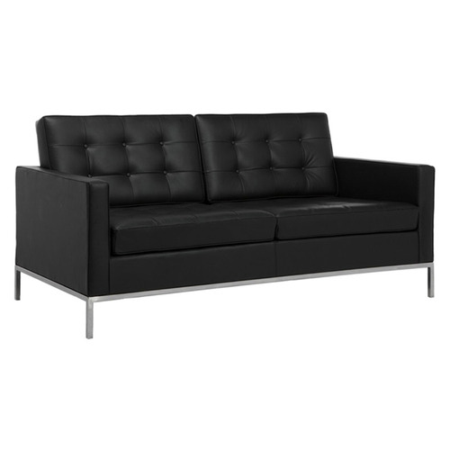 By Designs Florence Knoll Replica 2 Seater Faux Leather Sofa Reviews Temple Webster - Florence Knoll Leather Sofa Replica By Designs Florence Knoll Replica 2 Seater Faux Leather Sofa Reviews Temple Webster - Florence Knoll Leather Sofa Replica