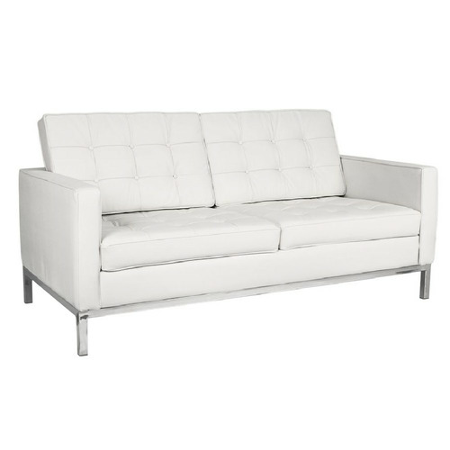 By Designs Florence Knoll Replica 2 Seater Faux Leather Sofa Reviews Temple Webster - Florence Knoll Leather Sofa Replica By Designs Florence Knoll Replica 2 Seater Faux Leather Sofa Reviews Temple Webster - Florence Knoll Leather Sofa Replica