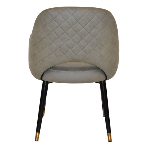 Lexington Upholstered Armchairs with Brass Accent