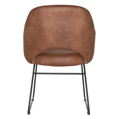 Lexington Sled Leather Armchairs