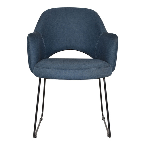 Lexington Sled Cotton-Blend Armchairs